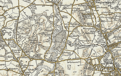 Old map of Lawns Wood in 1902