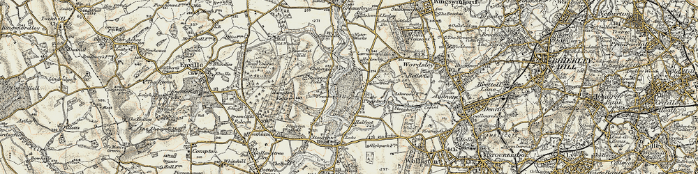Old map of Prestwood in 1902