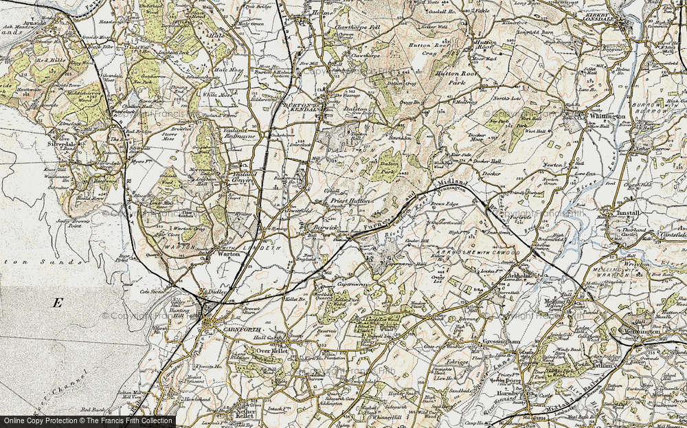 Old Map of Priest Hutton, 1903-1904 in 1903-1904