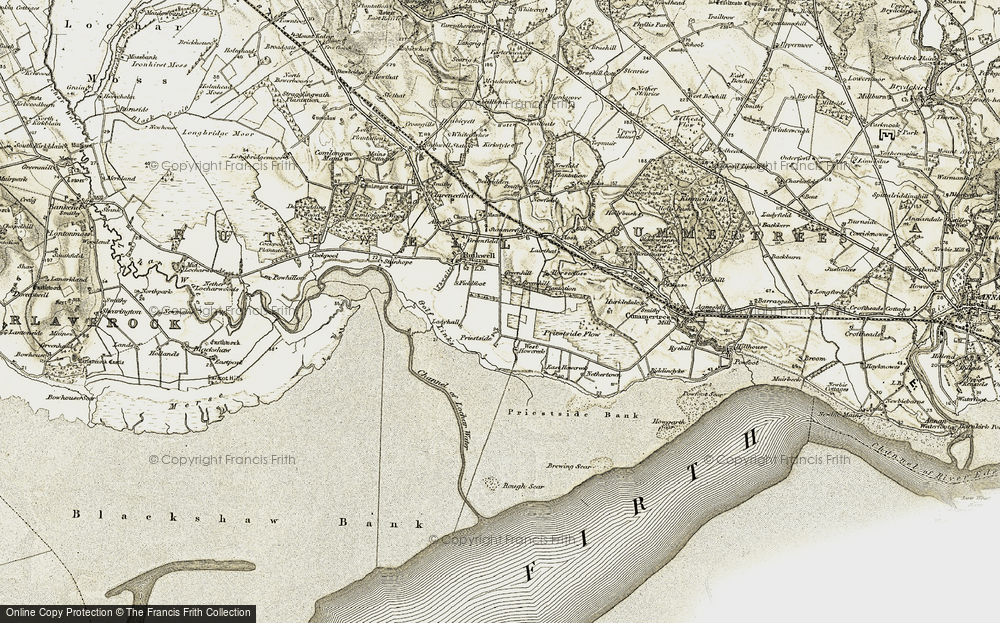 Old Map of Priestside, 1901-1904 in 1901-1904