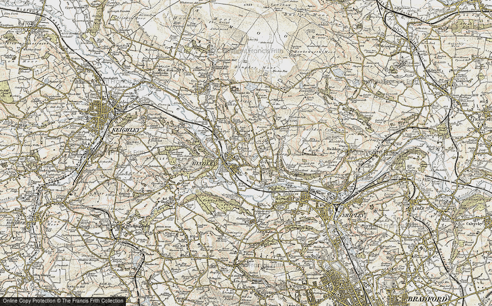 Old Map of Priestthorpe, 1903-1904 in 1903-1904