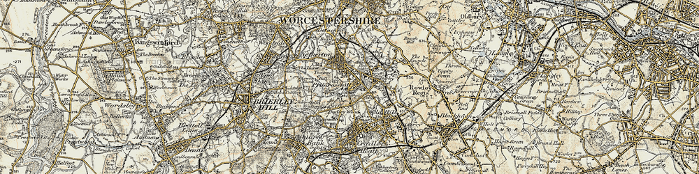 Old map of Primrose Hill in 1902