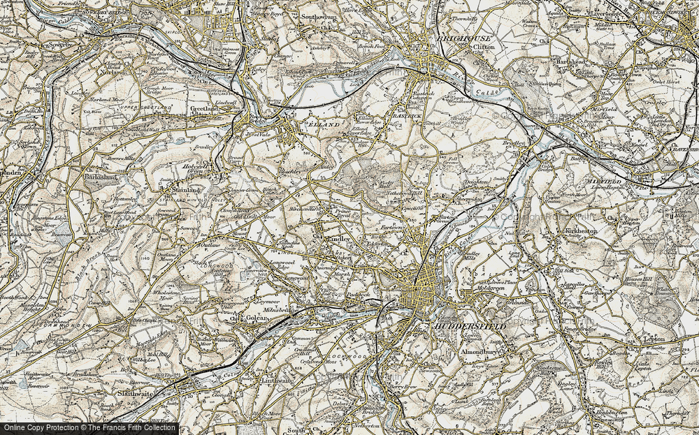 Old Map of Prince Royd, 1903 in 1903