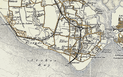 Old map of Privett in 1897-1899