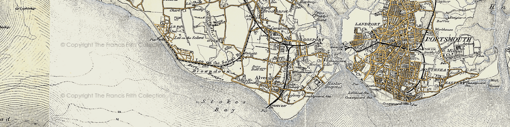 Old map of Privett in 1897-1899