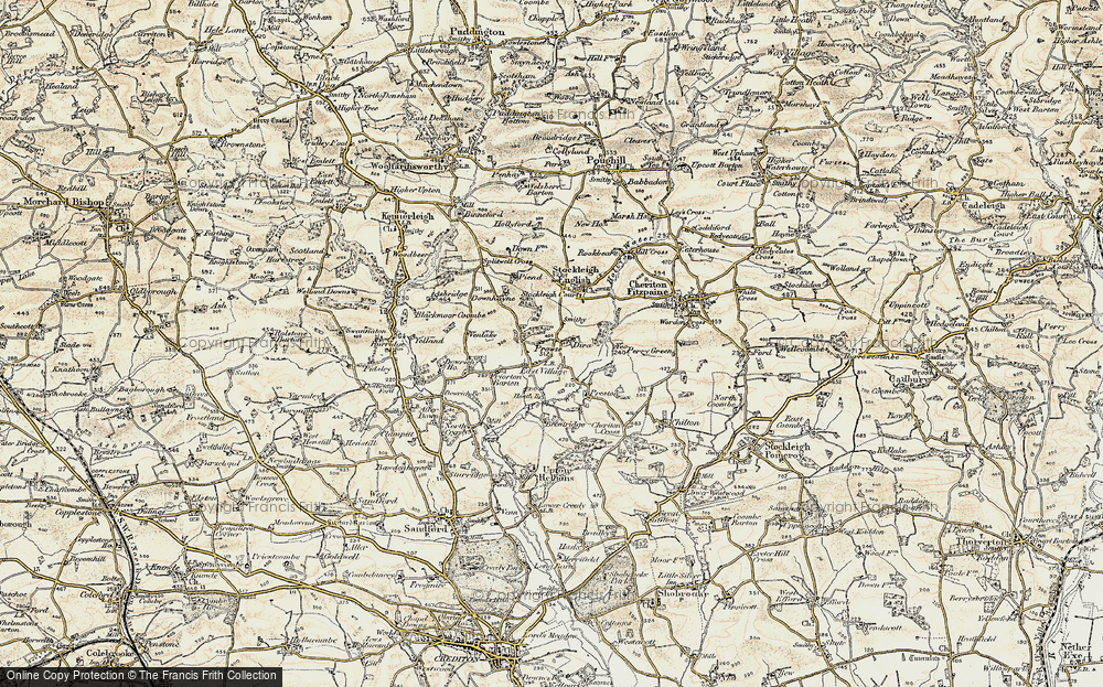 Old Map of Prowse, 1899-1900 in 1899-1900