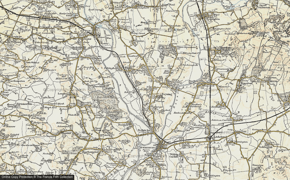 Old Map of Puckrup, 1899-1901 in 1899-1901