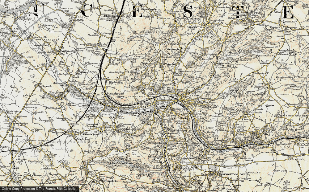 Old Map of Puckshole, 1898-1900 in 1898-1900