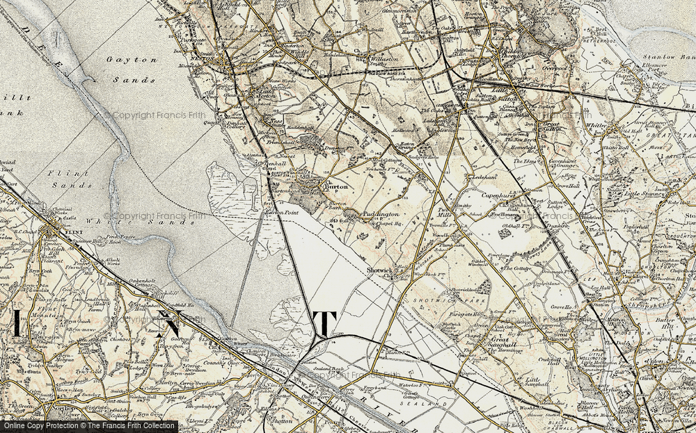 Old Map of Puddington, 1902-1903 in 1902-1903