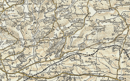 Old map of Hatfield Court in 1899-1902