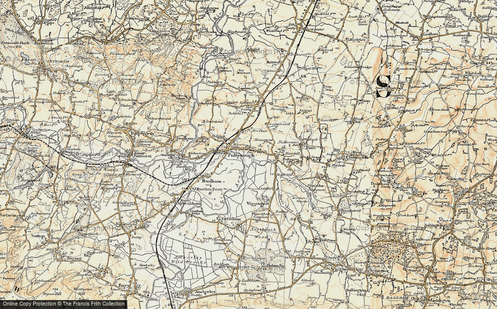 Old Map of Pulborough, 1897-1900 in 1897-1900