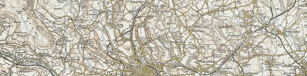 Old map of Pule Hill in 1903