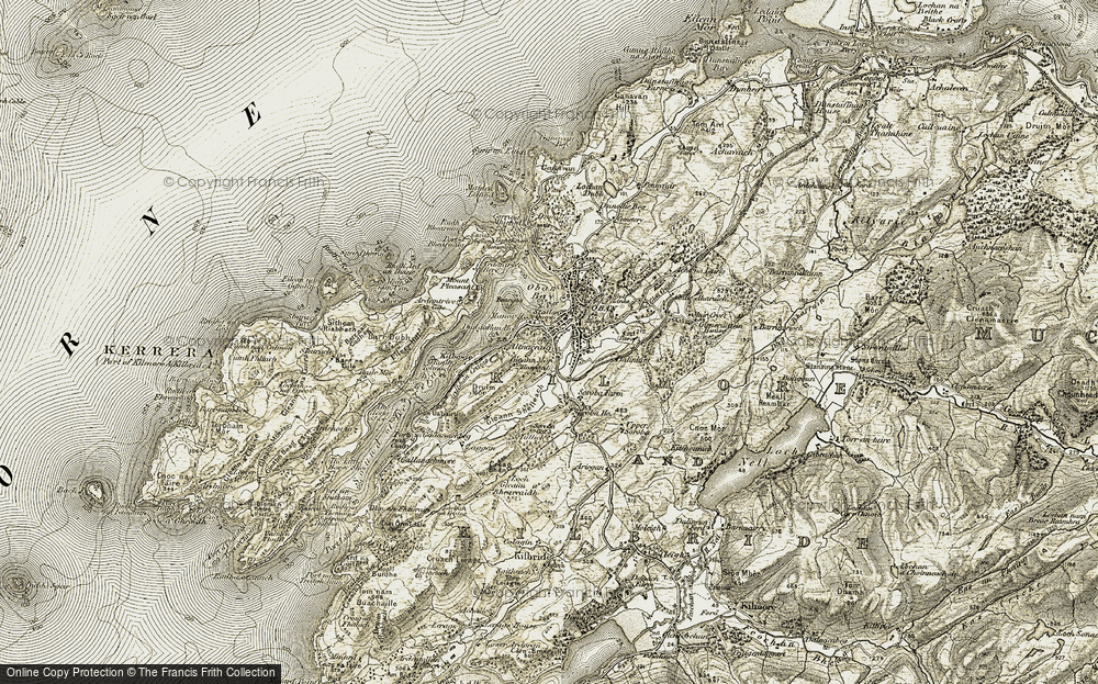 Old Map of Pulpit Hill, 1906-1907 in 1906-1907
