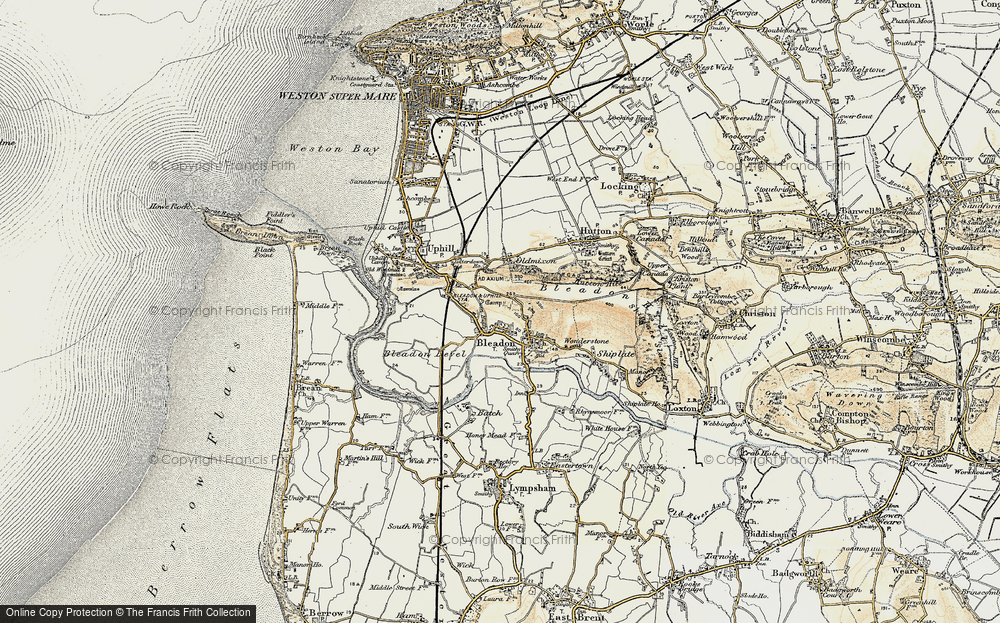 Old Map of Purn, 1899-1900 in 1899-1900