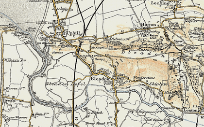 Old map of Purn in 1899-1900