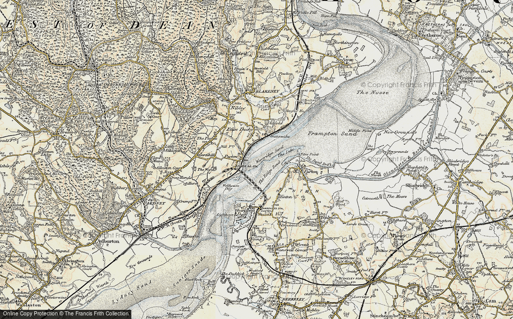 Old Map of Purton, 1899-1900 in 1899-1900