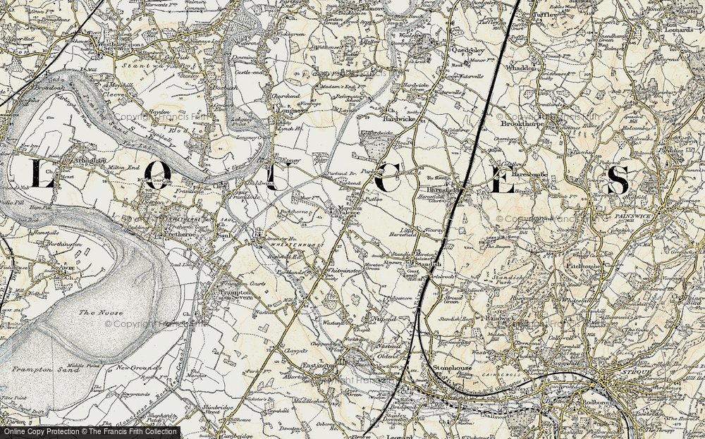 Old Map of Putloe, 1898-1900 in 1898-1900