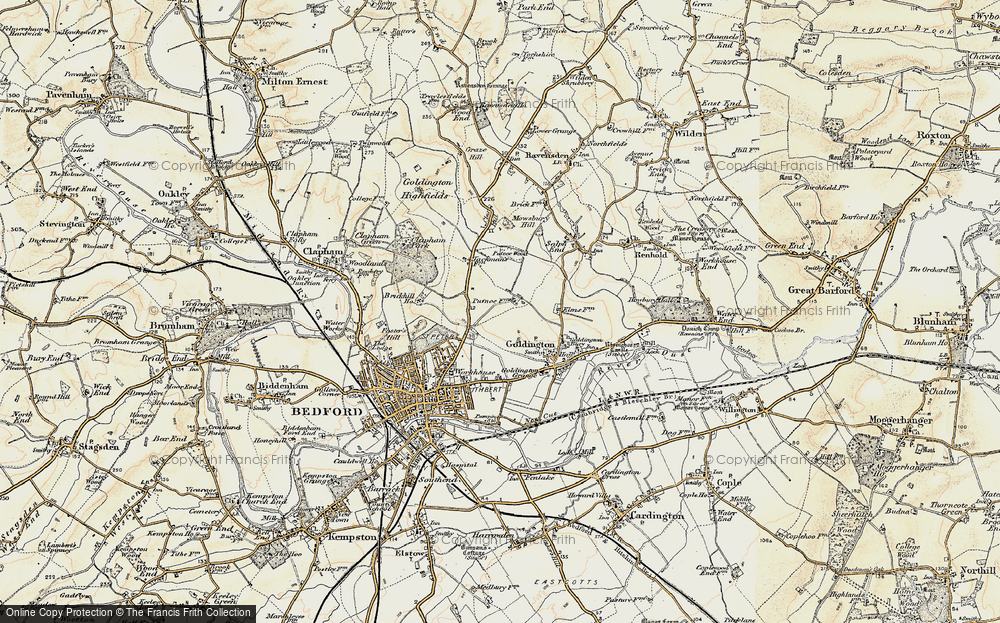 Old Map of Putnoe, 1898-1901 in 1898-1901