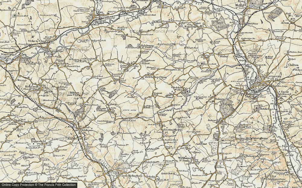 Old Map of Puttock End, 1898-1901 in 1898-1901