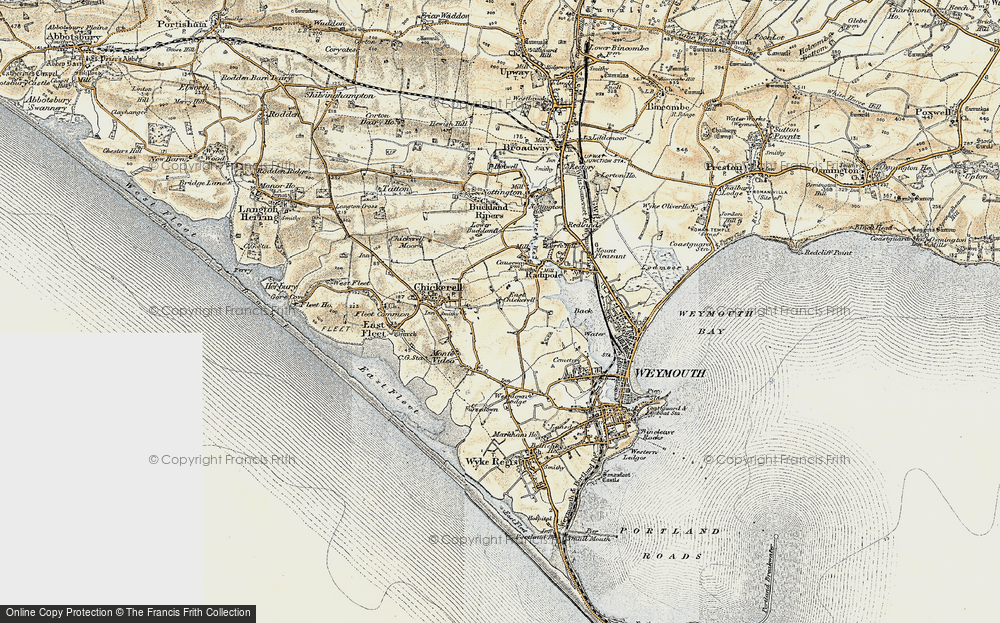 Old Map of Putton, 1899 in 1899