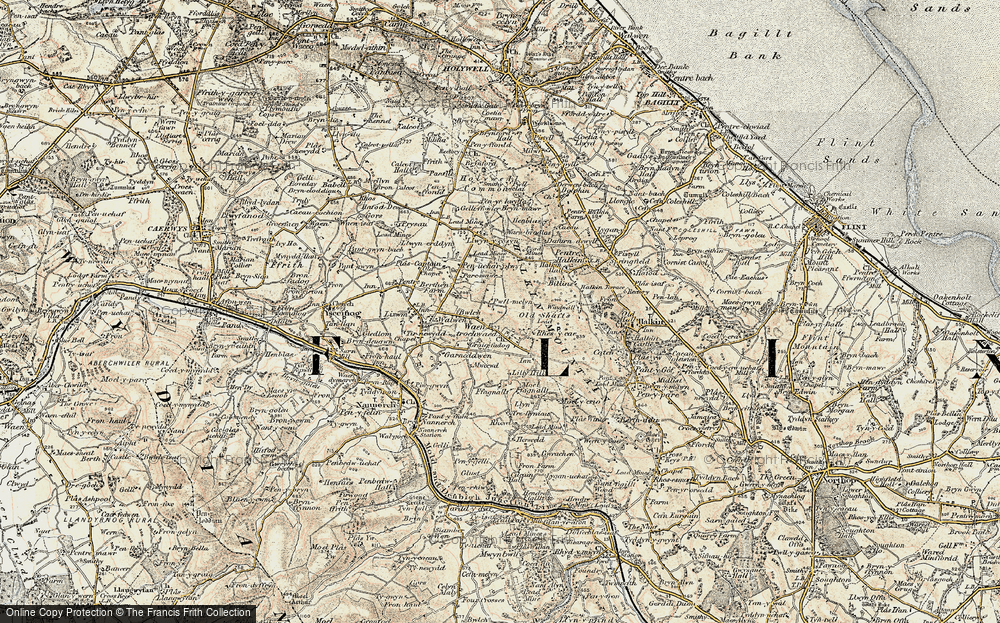 Old Map of Pwll-melyn, 1902-1903 in 1902-1903