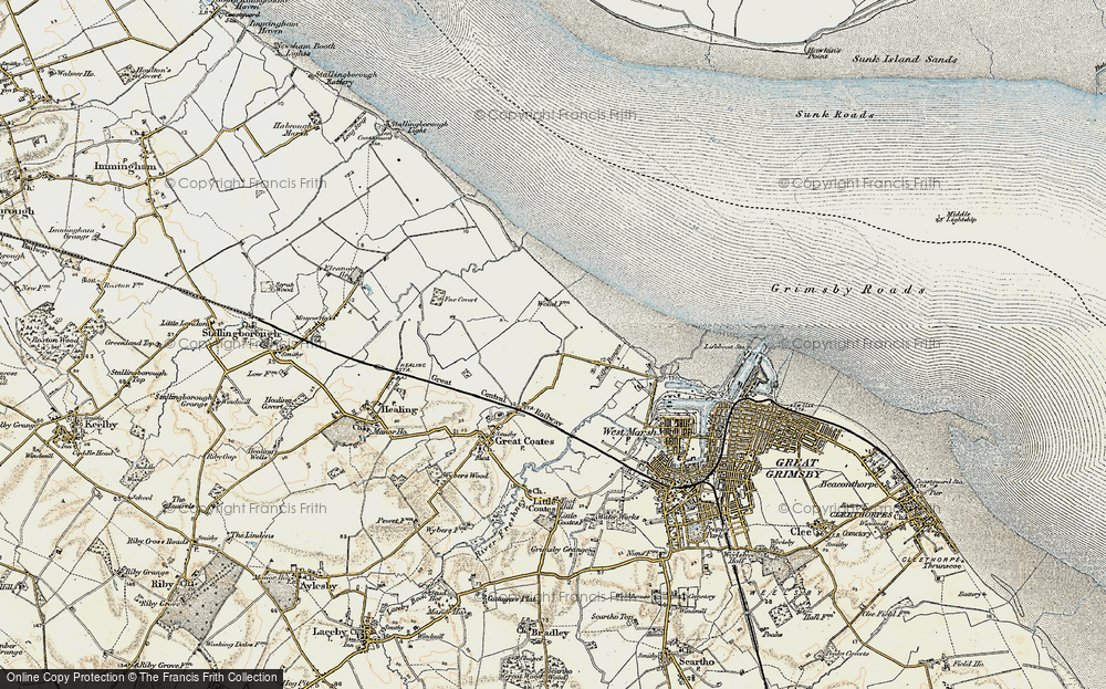 Old Map of Pyewipe, 1903-1908 in 1903-1908