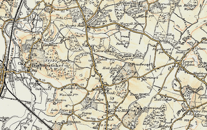 Old map of Pylehill in 1897-1900