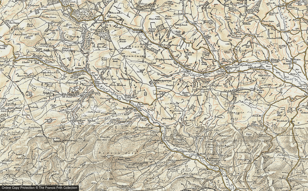 Old Map of Quabbs, 1901-1903 in 1901-1903