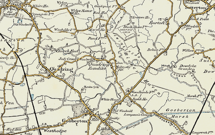 Old map of Bicker Haven in 1902-1903