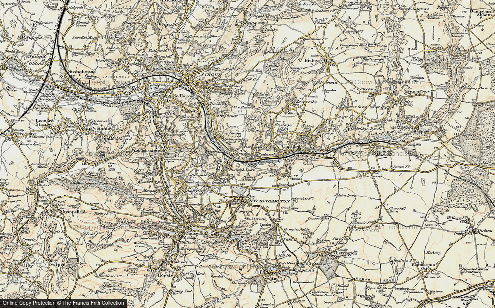 Old Map of Quarhouse, 1898-1900 in 1898-1900