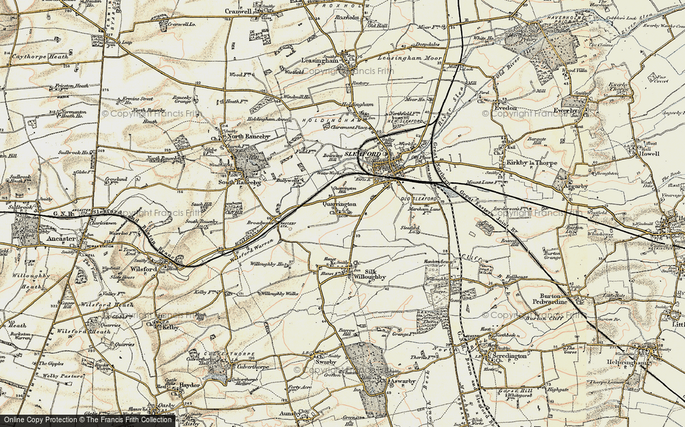 Old Map of Quarrington, 1902-1903 in 1902-1903
