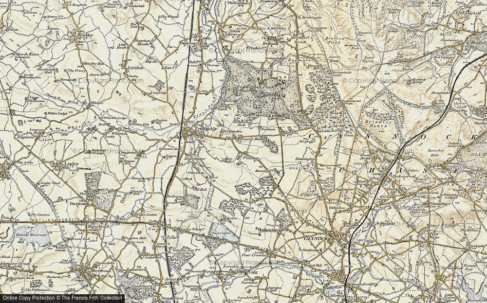Old Map of Quarry Heath, 1902 in 1902