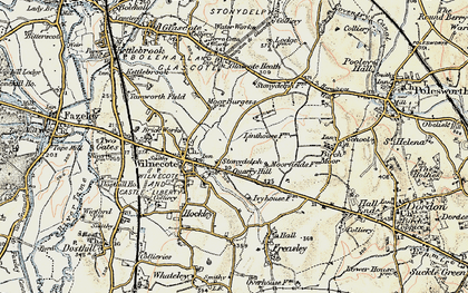 Old map of Quarry Hill in 1901-1902