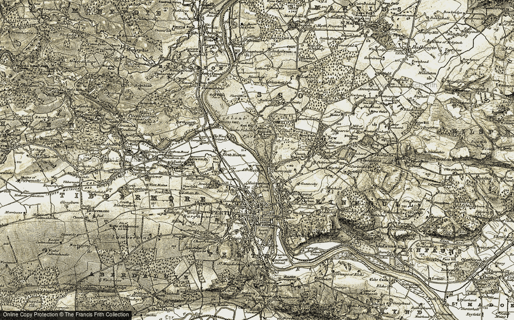 Old Map of Quarrymill, 1906-1908 in 1906-1908