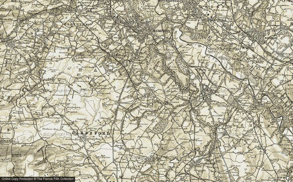 Old Map of Quarter, 1904-1905 in 1904-1905