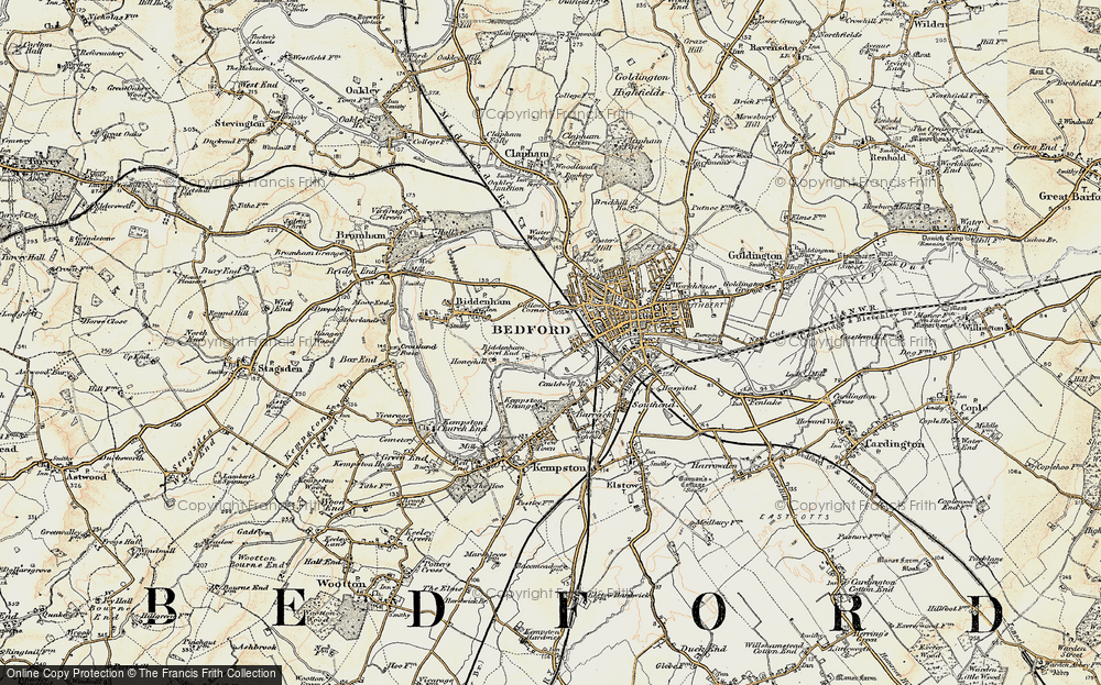 Old Map of Queen's Park, 1898-1901 in 1898-1901