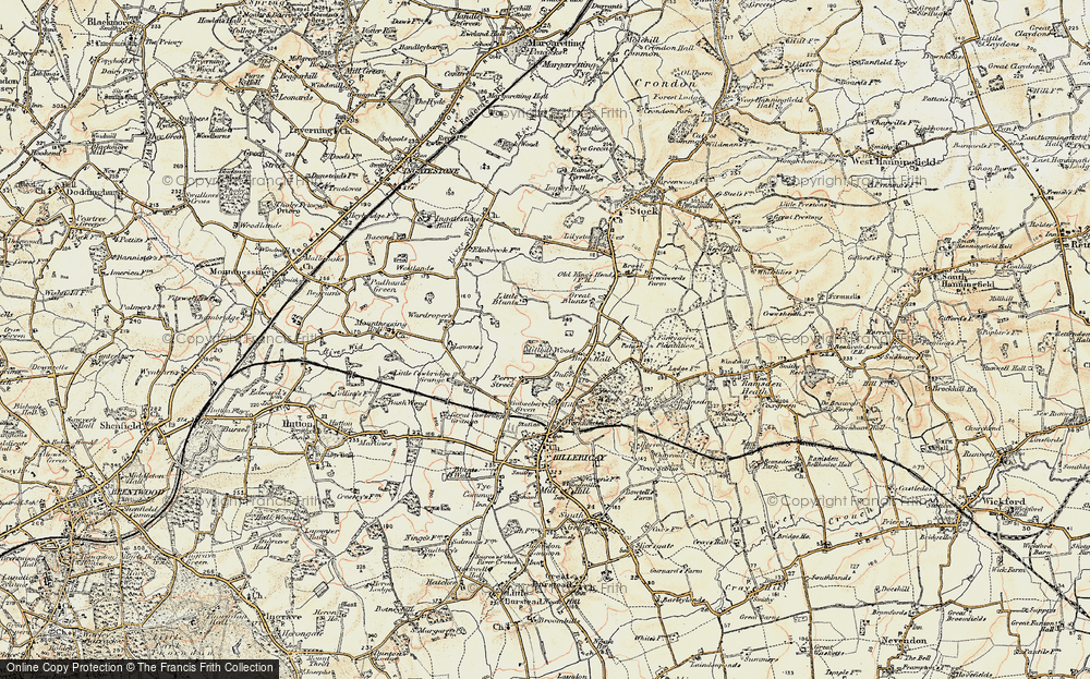 Old Map of Queen's Park, 1898 in 1898