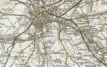 Old map of Queen's Park in 1902-1903