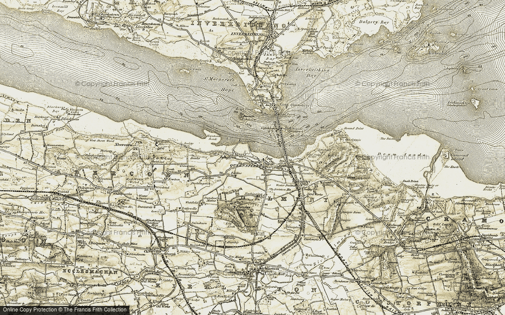 Old Map of Queensferry, 1903-1906 in 1903-1906