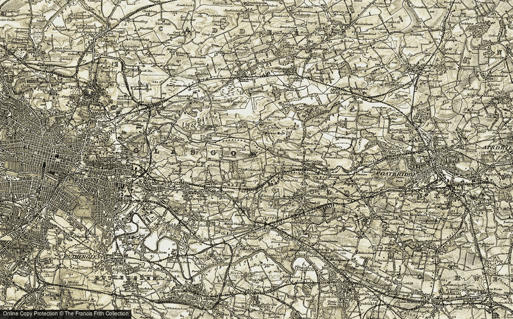 Old Map of Queenslie, 1904-1905 in 1904-1905