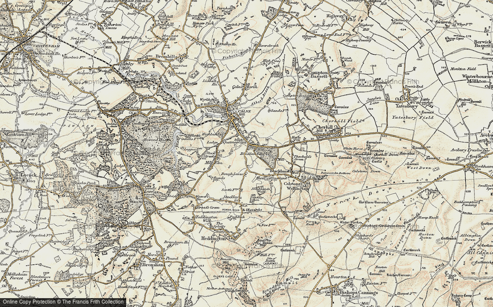 Old Map of Quemerford, 1899 in 1899