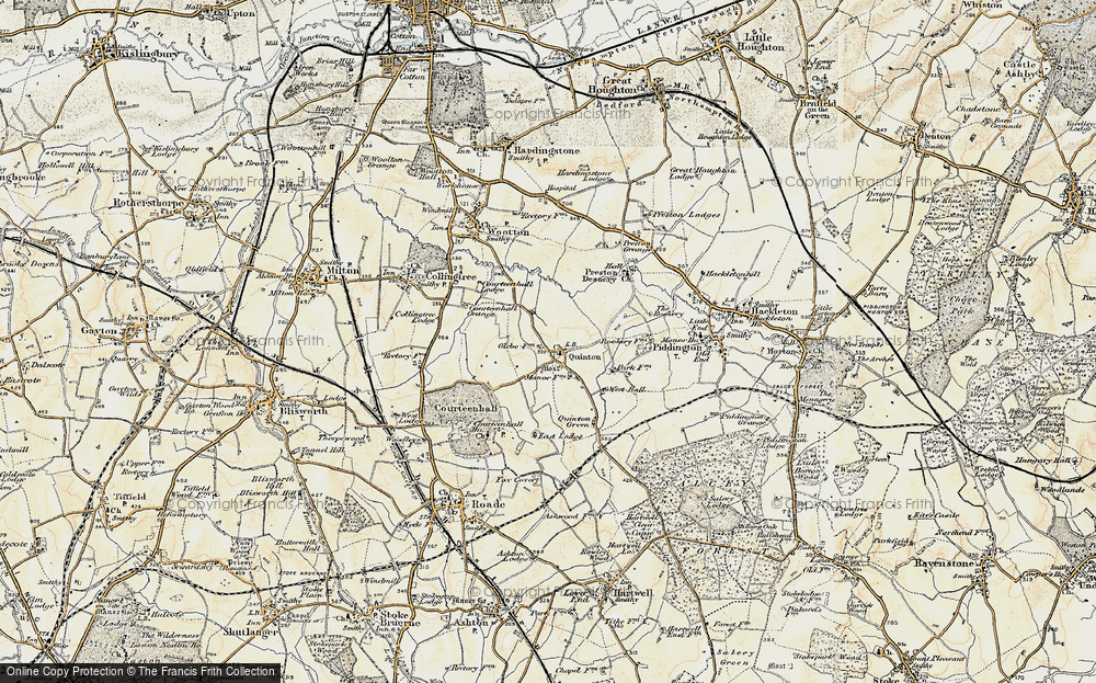 Old Map of Quinton, 1898-1901 in 1898-1901