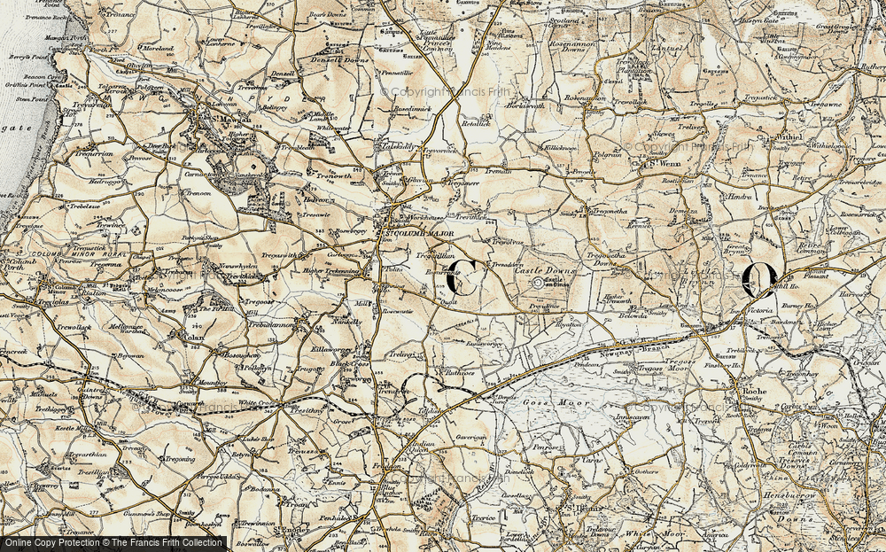 Old Map of Quoit, 1900 in 1900