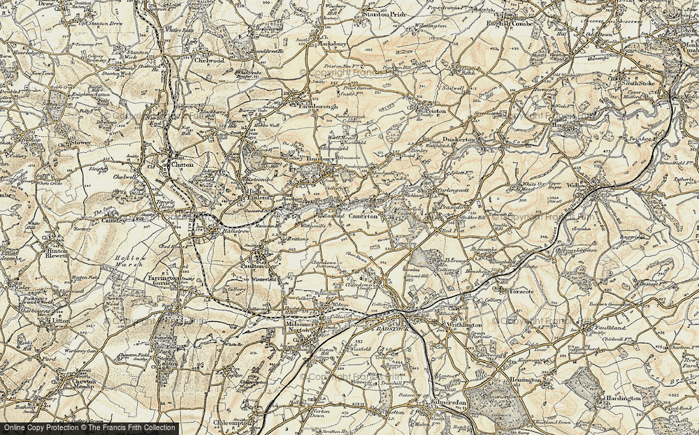 Old Map of Radford, 1899 in 1899