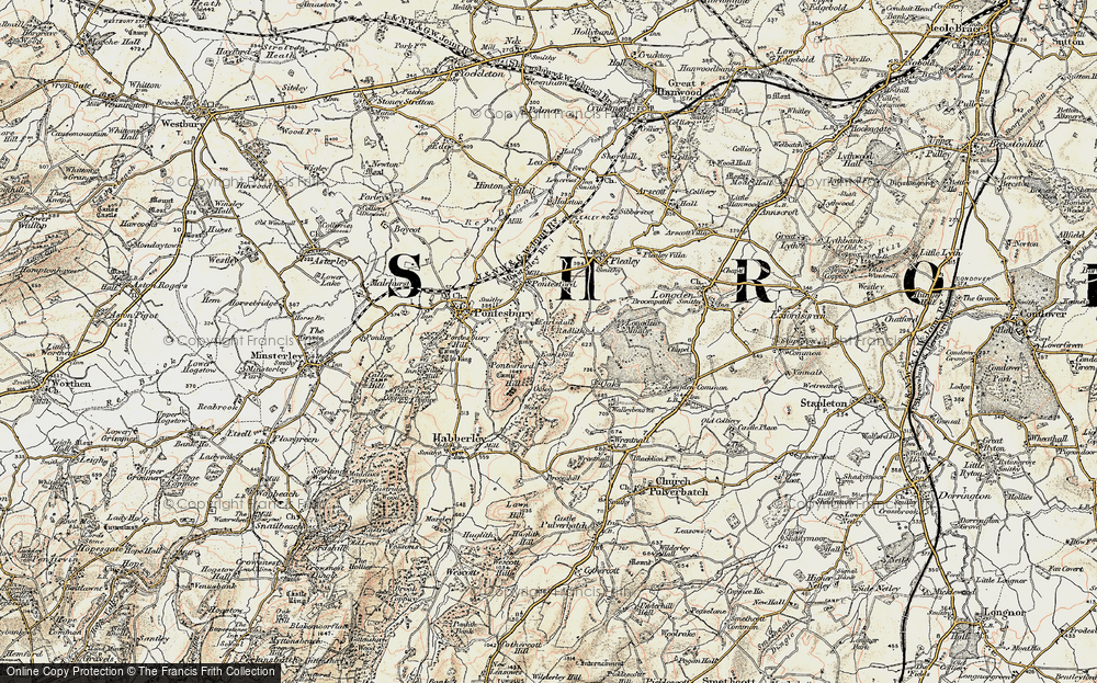 Old Map of Radlith, 1902-1903 in 1902-1903