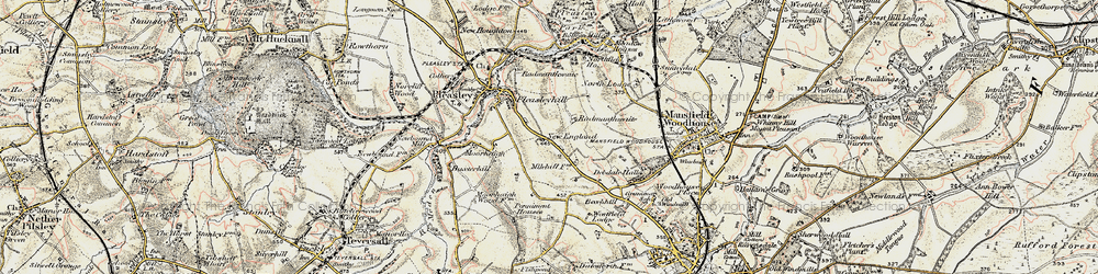 Old map of Radmanthwaite in 1902-1903