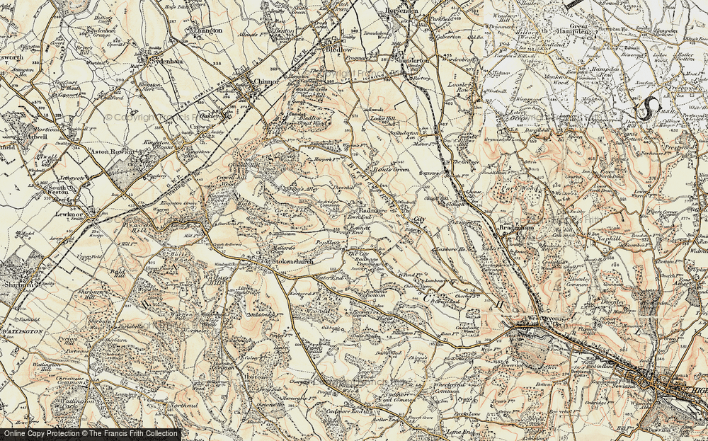 Old Map of Radnage, 1897-1898 in 1897-1898