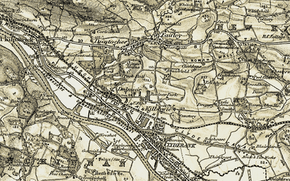 Old map of Radnor Park in 1905