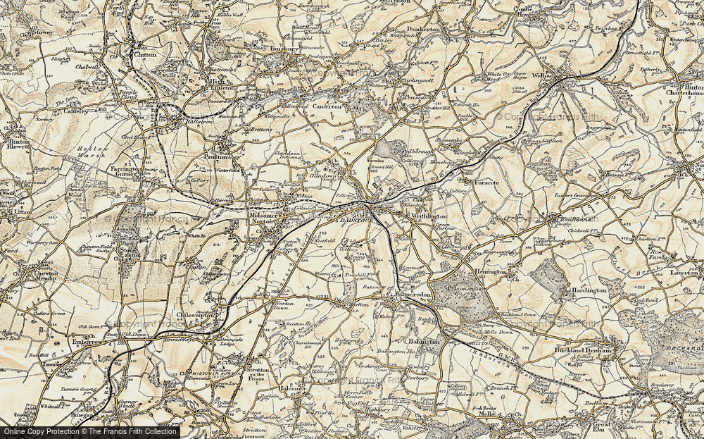 Old Map of Radstock, 1899 in 1899