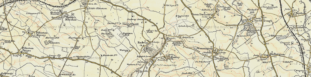 Old map of Battleton Holt in 1898-1901